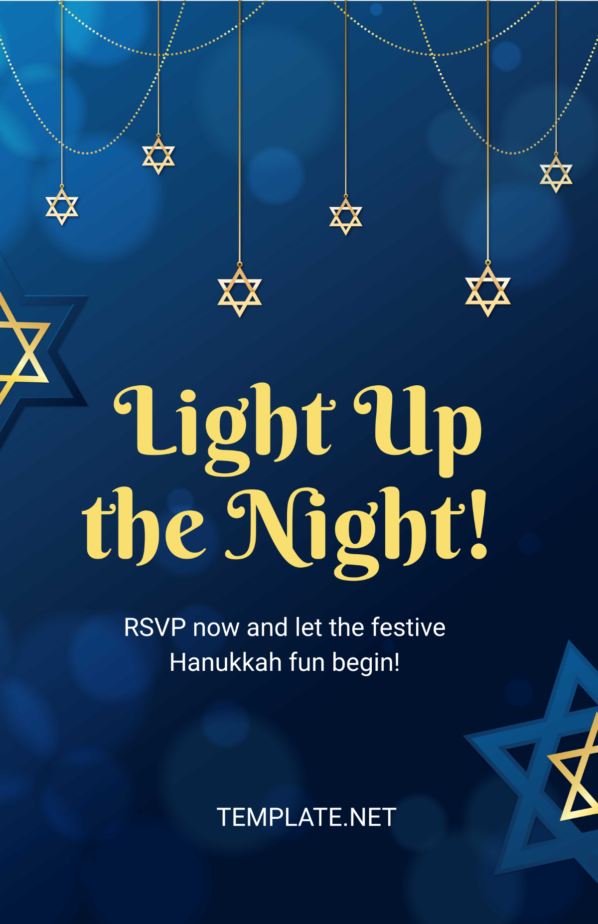 Hanukkah Party Poster