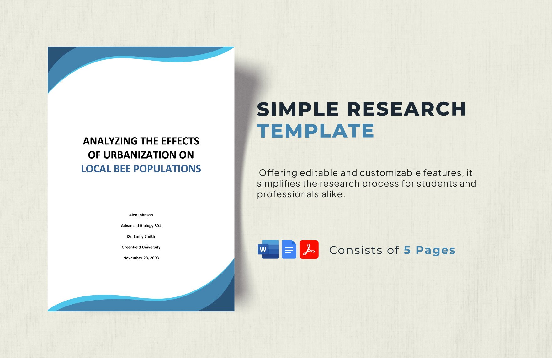 Simple Research Template
