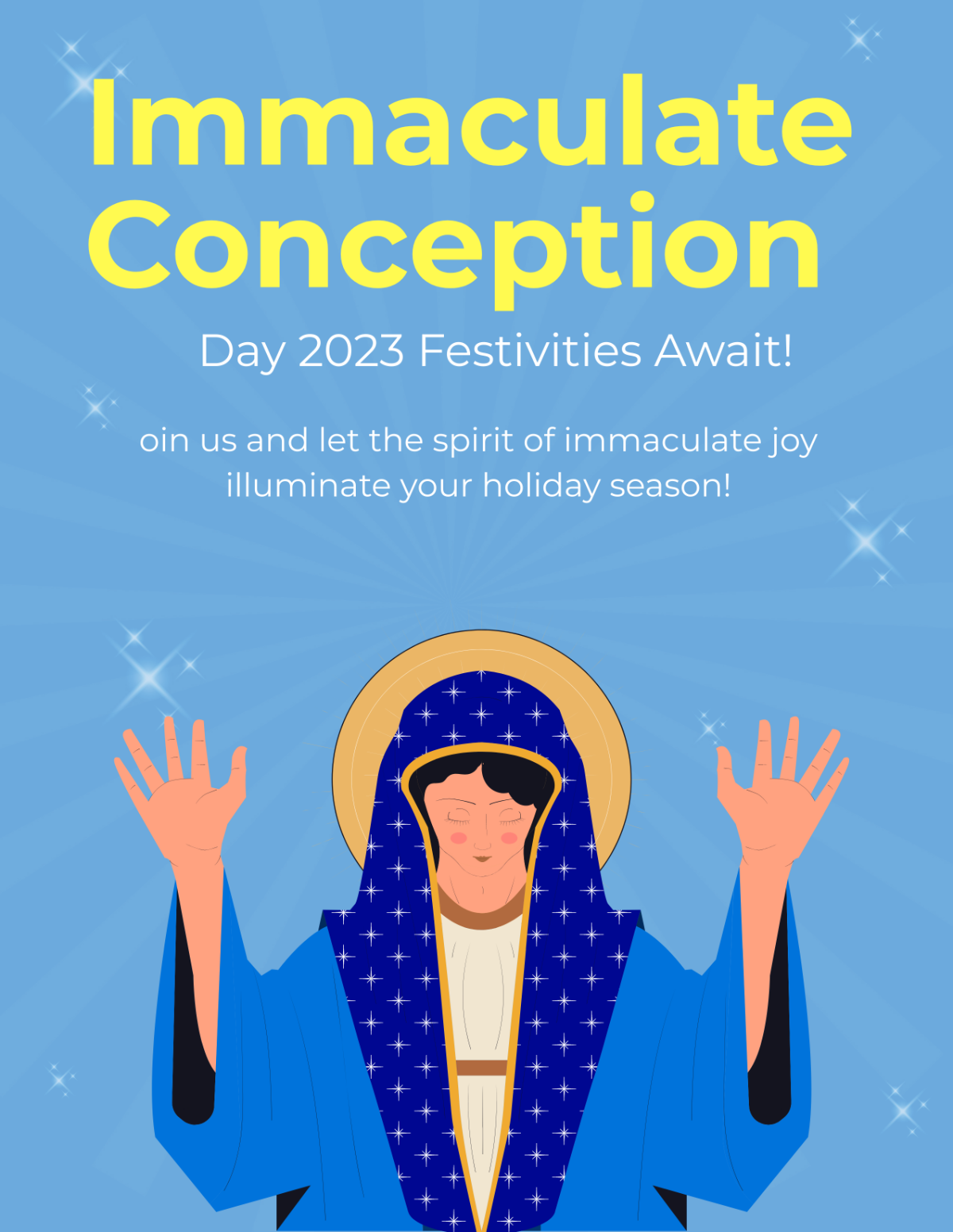 Feast of the Immaculate Conception Day 2023 Holiday