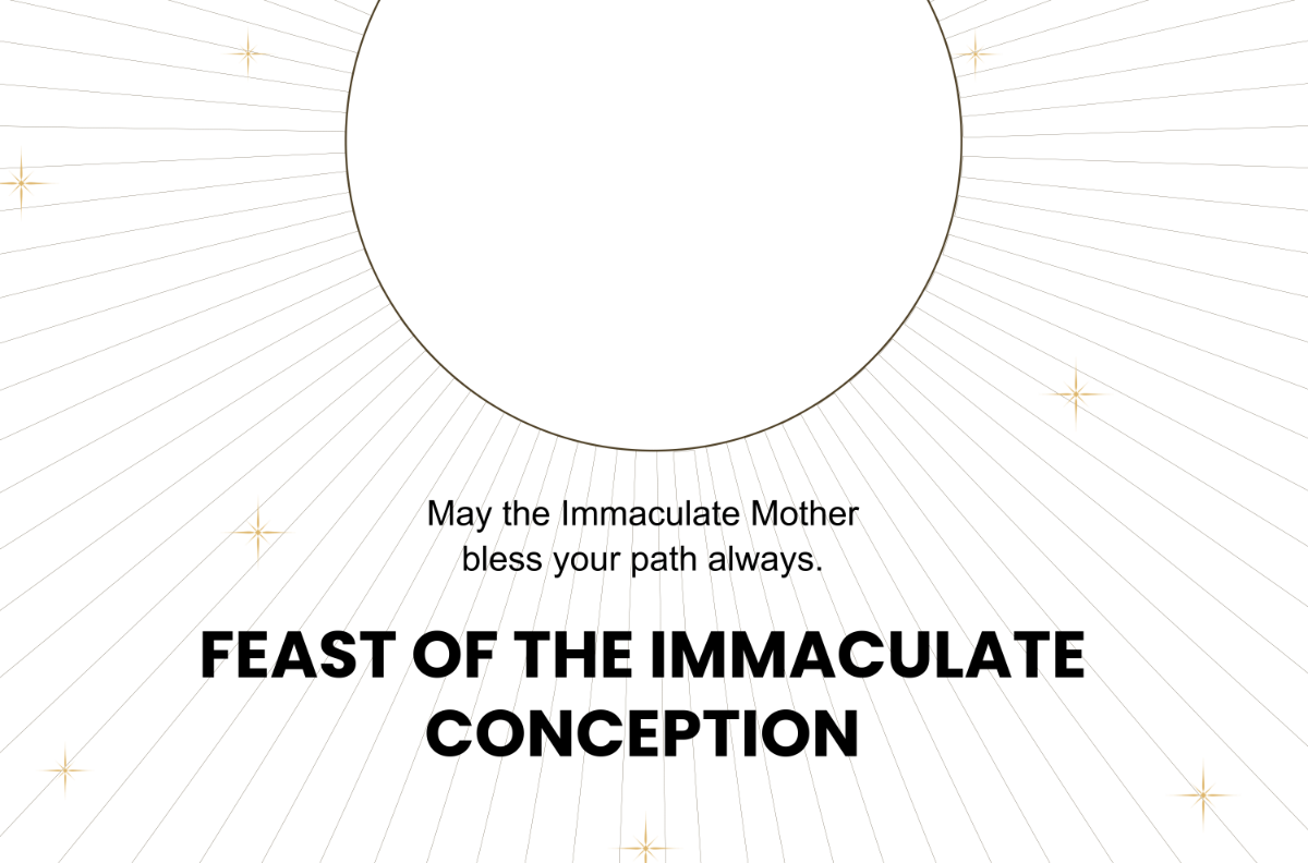Feast of the Immaculate Conception Day Banner Template