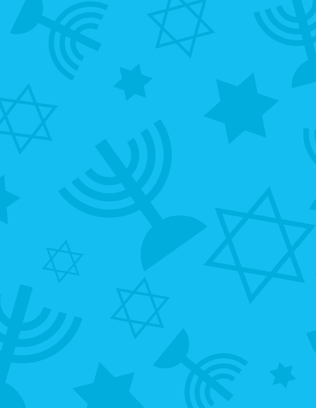 Hanukkah Flyer Background Template