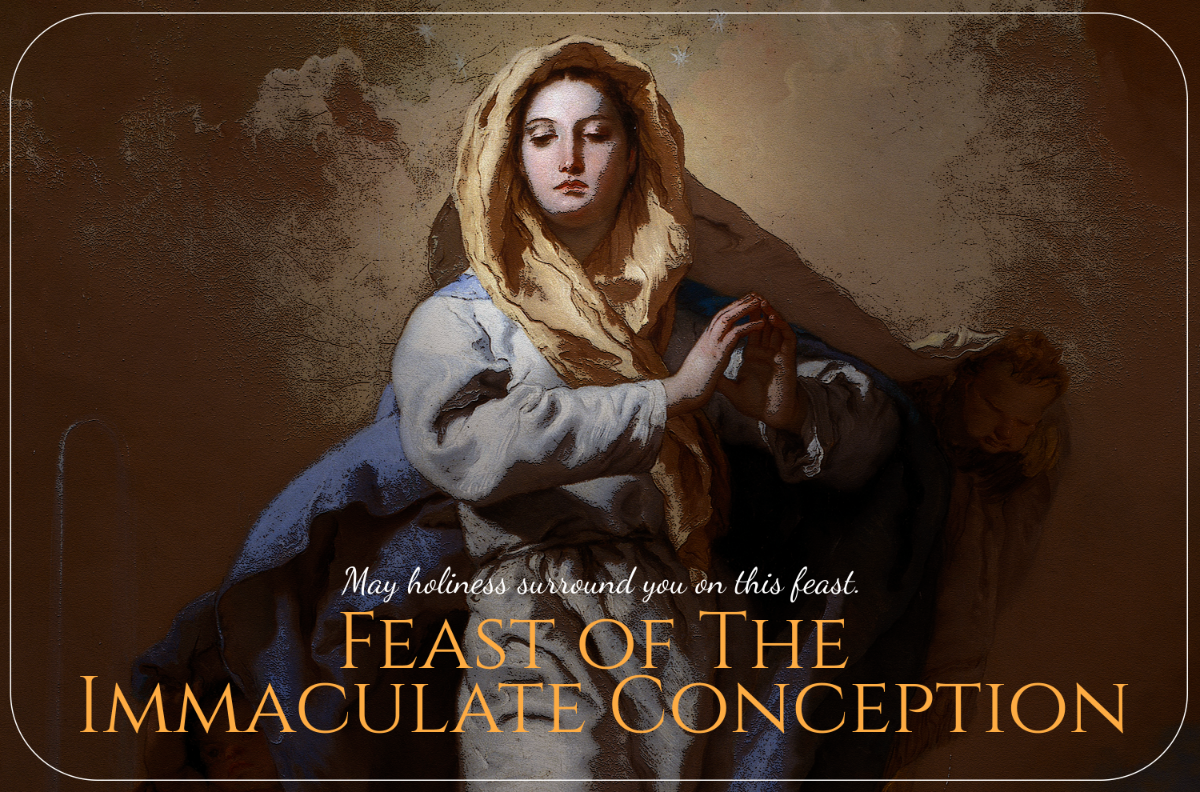 Feast of the Immaculate Conception Holiday Template