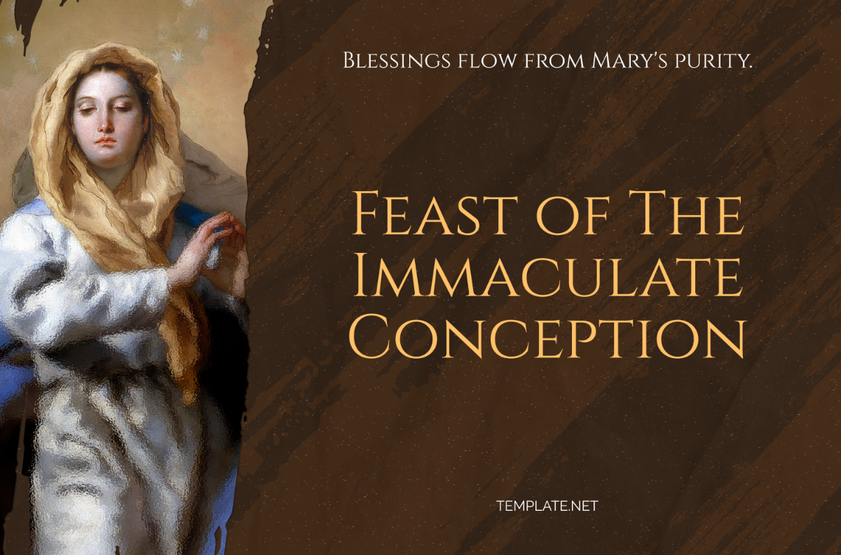 Free Feast of the Immaculate Conception Template