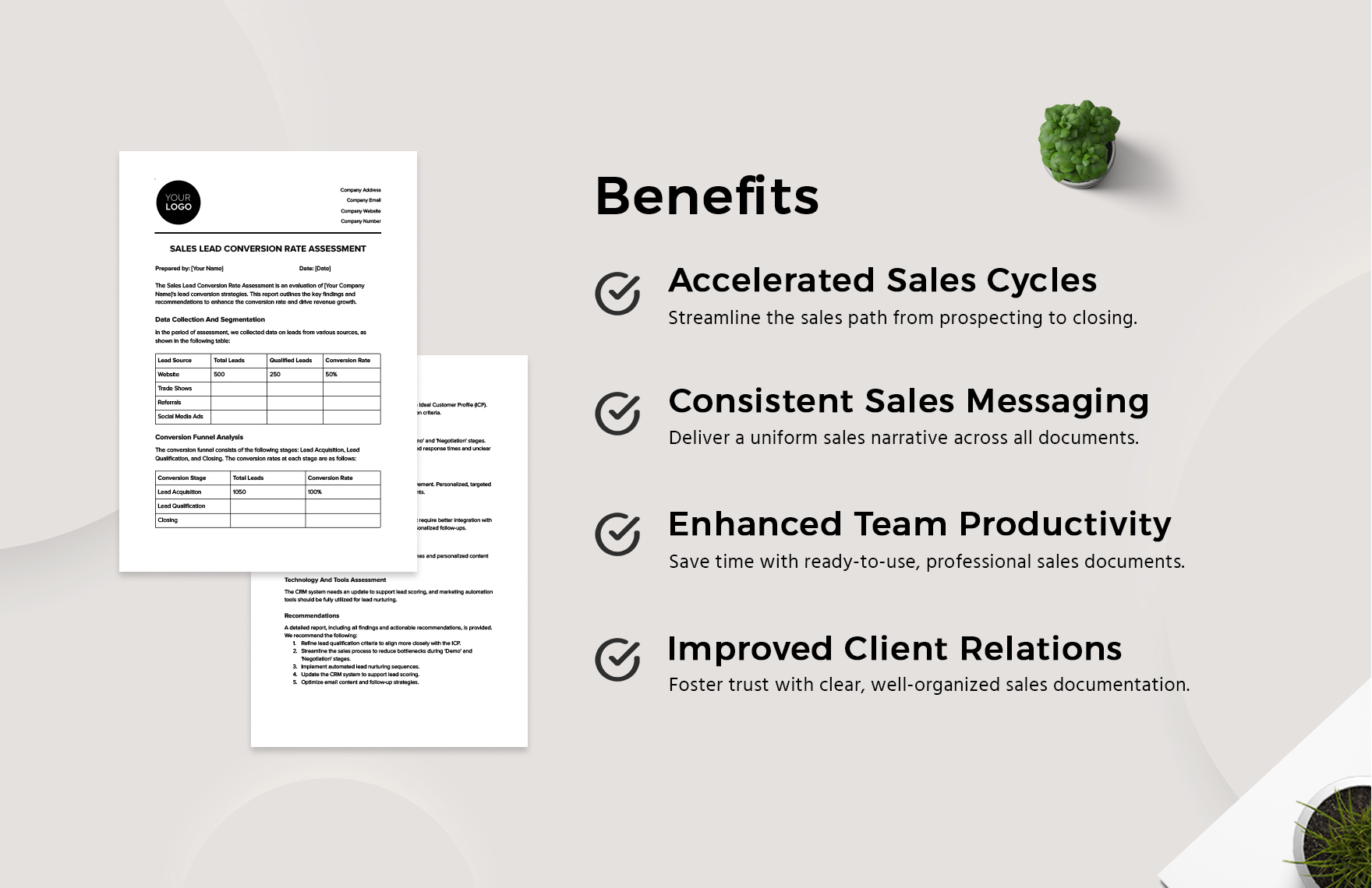  Sales Lead Conversion Rate Assessment Template