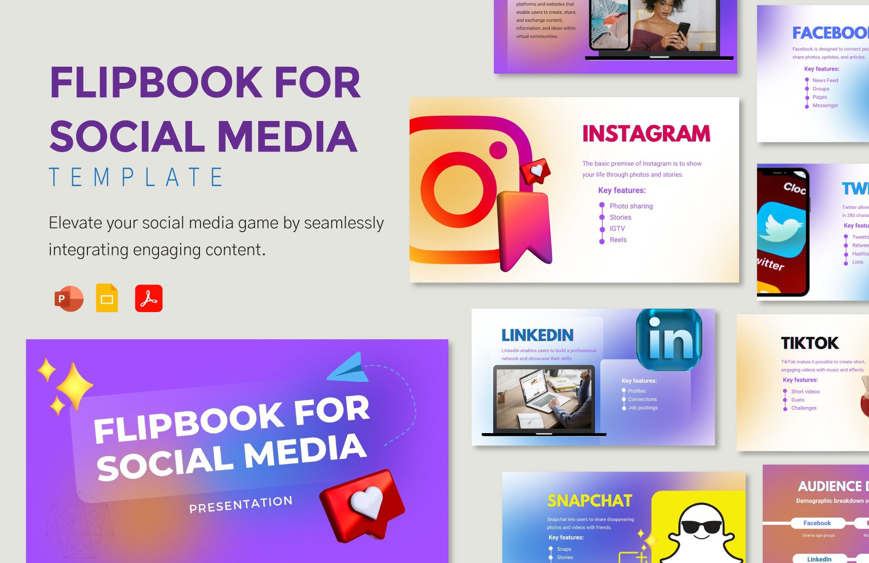 Flipbook Template for Social Media
