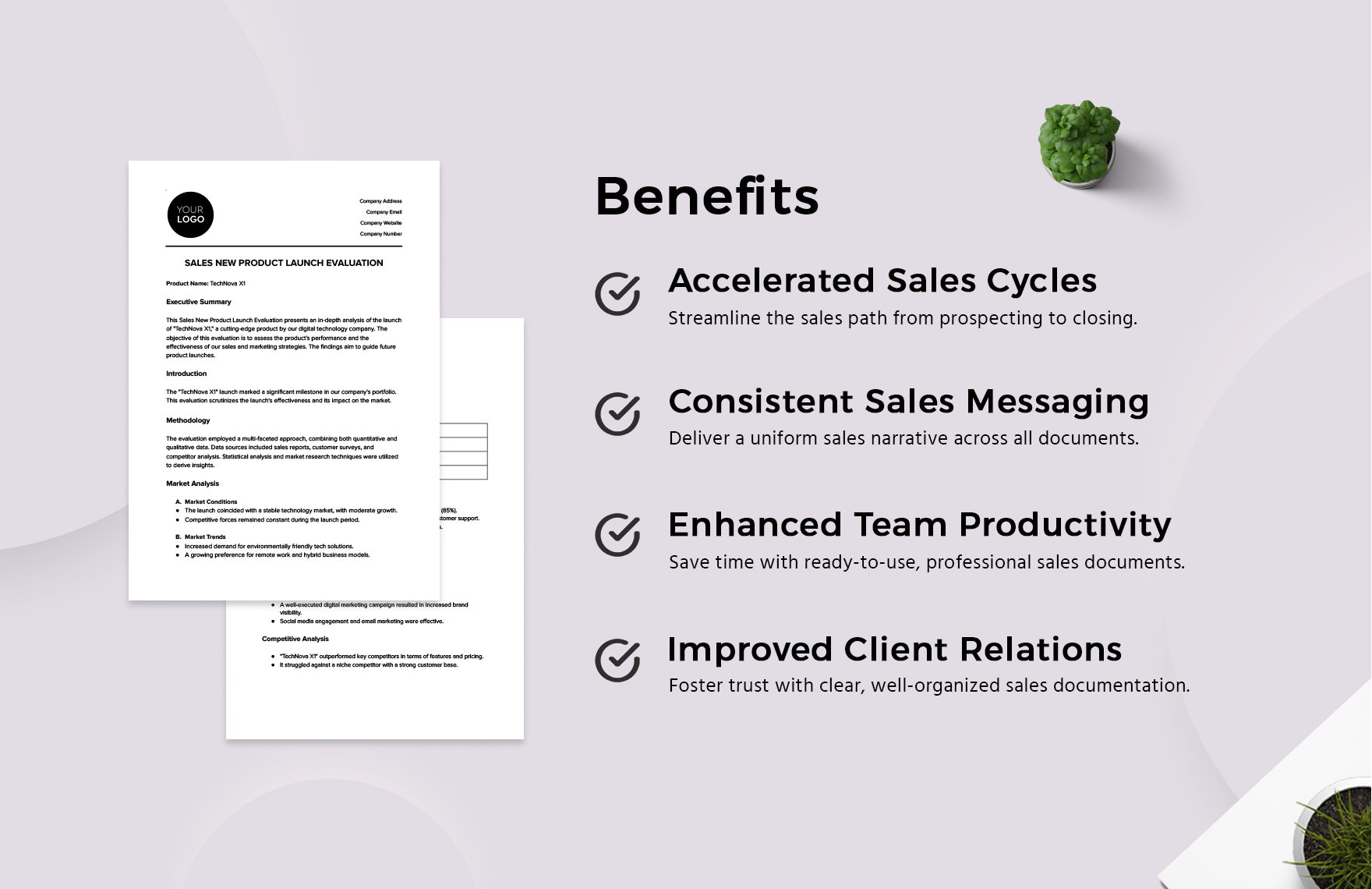 Sales New Product Launch Evaluation Template