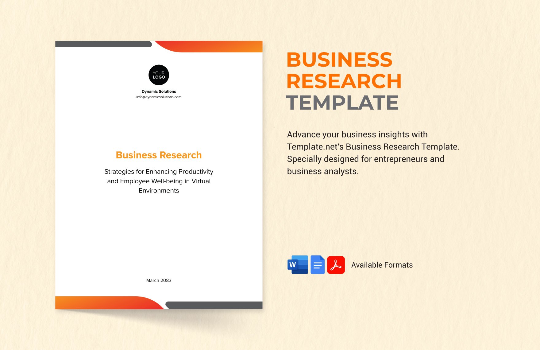 Business Research Template