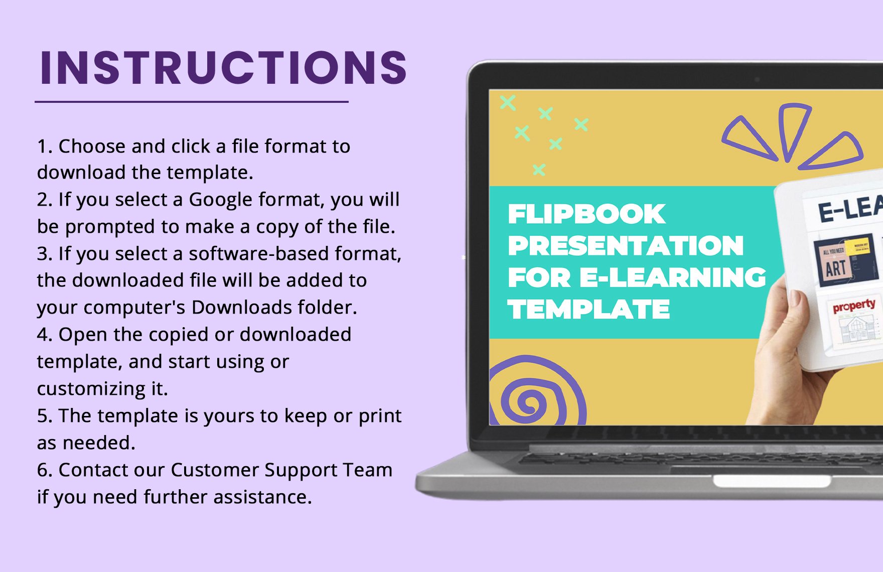 Flipbook Presentation for E-Learning Template
