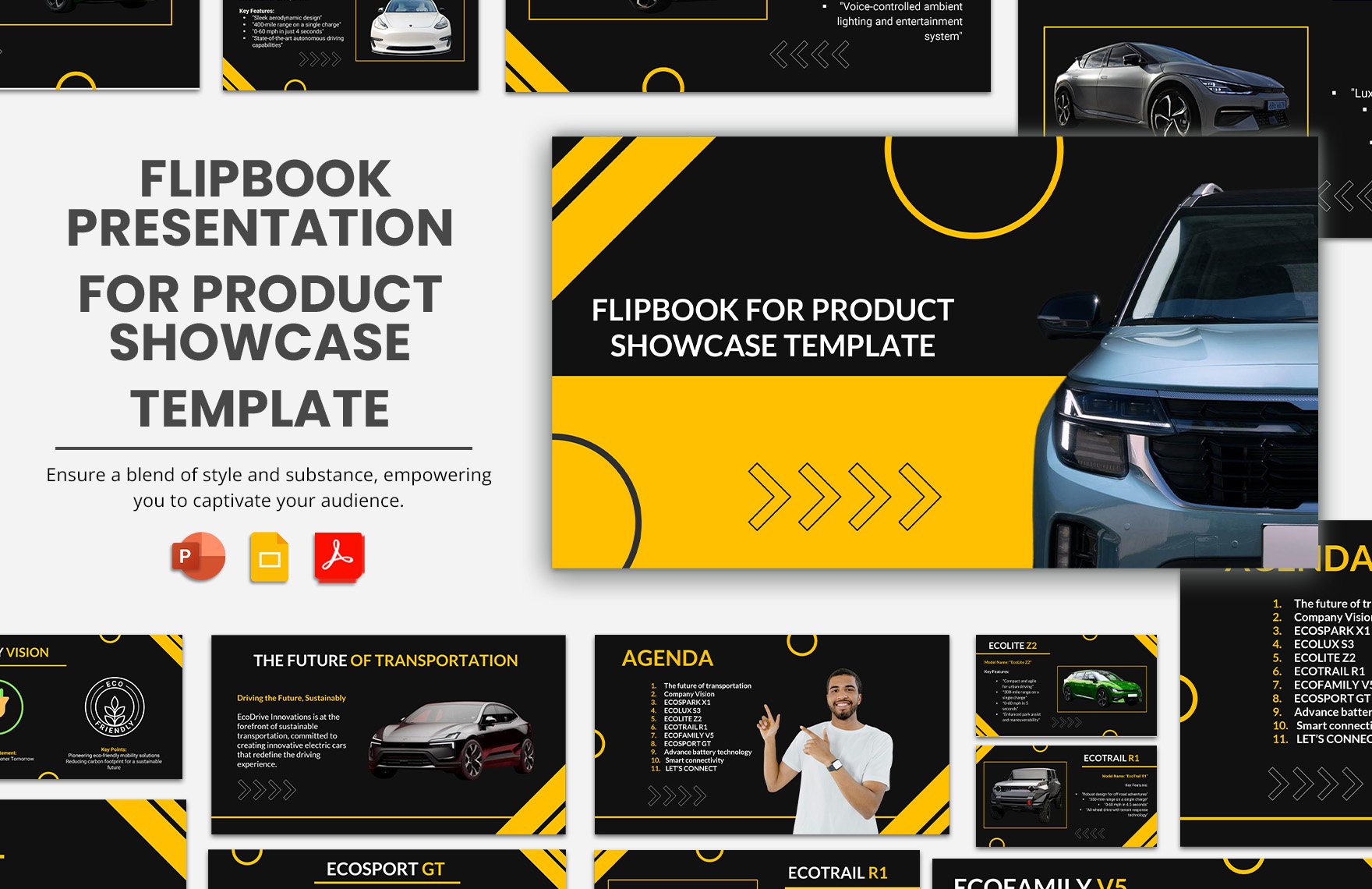 Flipbook Presentation for Product Showcase Template