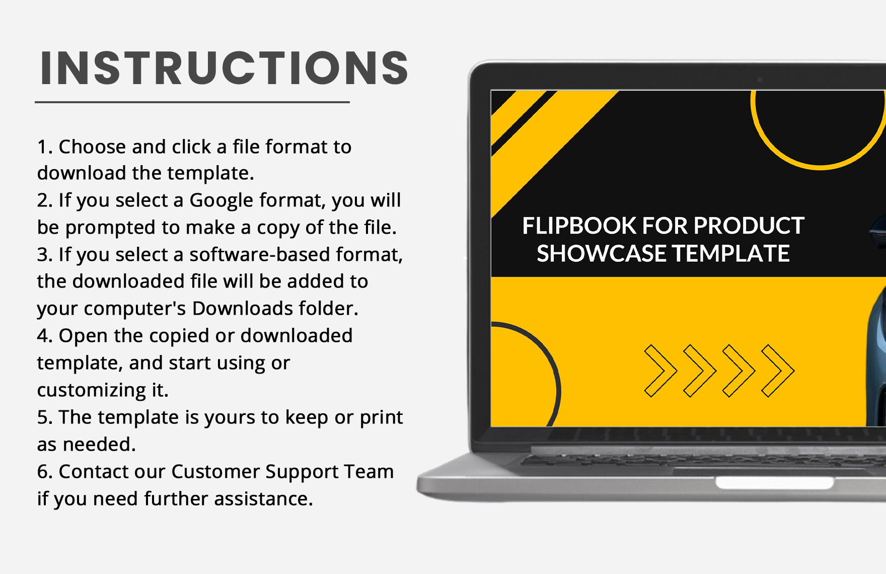 Flipbook Presentation for Product Showcase Template