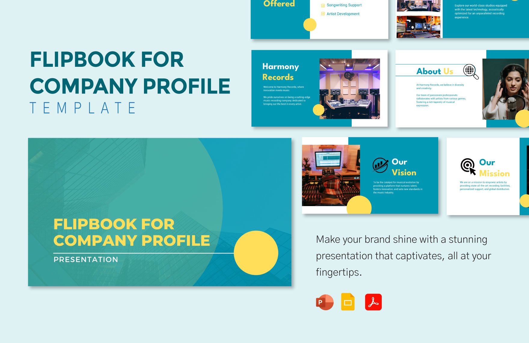 Flipbook Template for Company Profile
