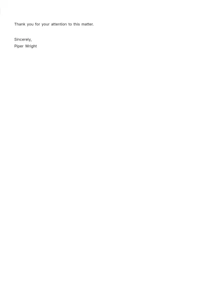 Free Salary Transfer Letter to Bank Template to Edit Online