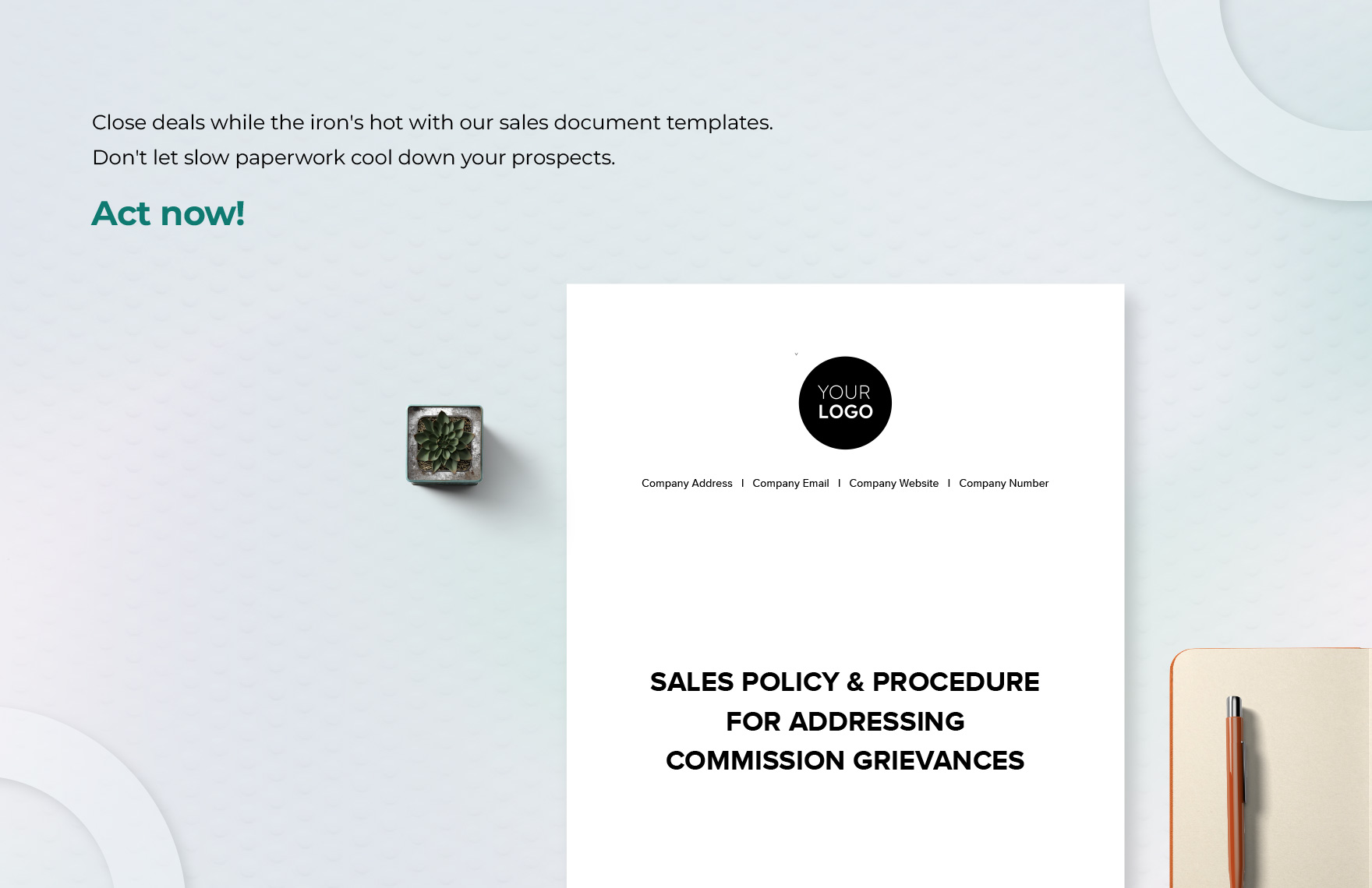 Sales Policy & Procedure for Addressing Commission Grievances Template