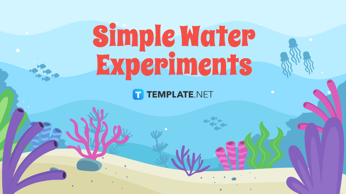 Simple Water Experiments Template