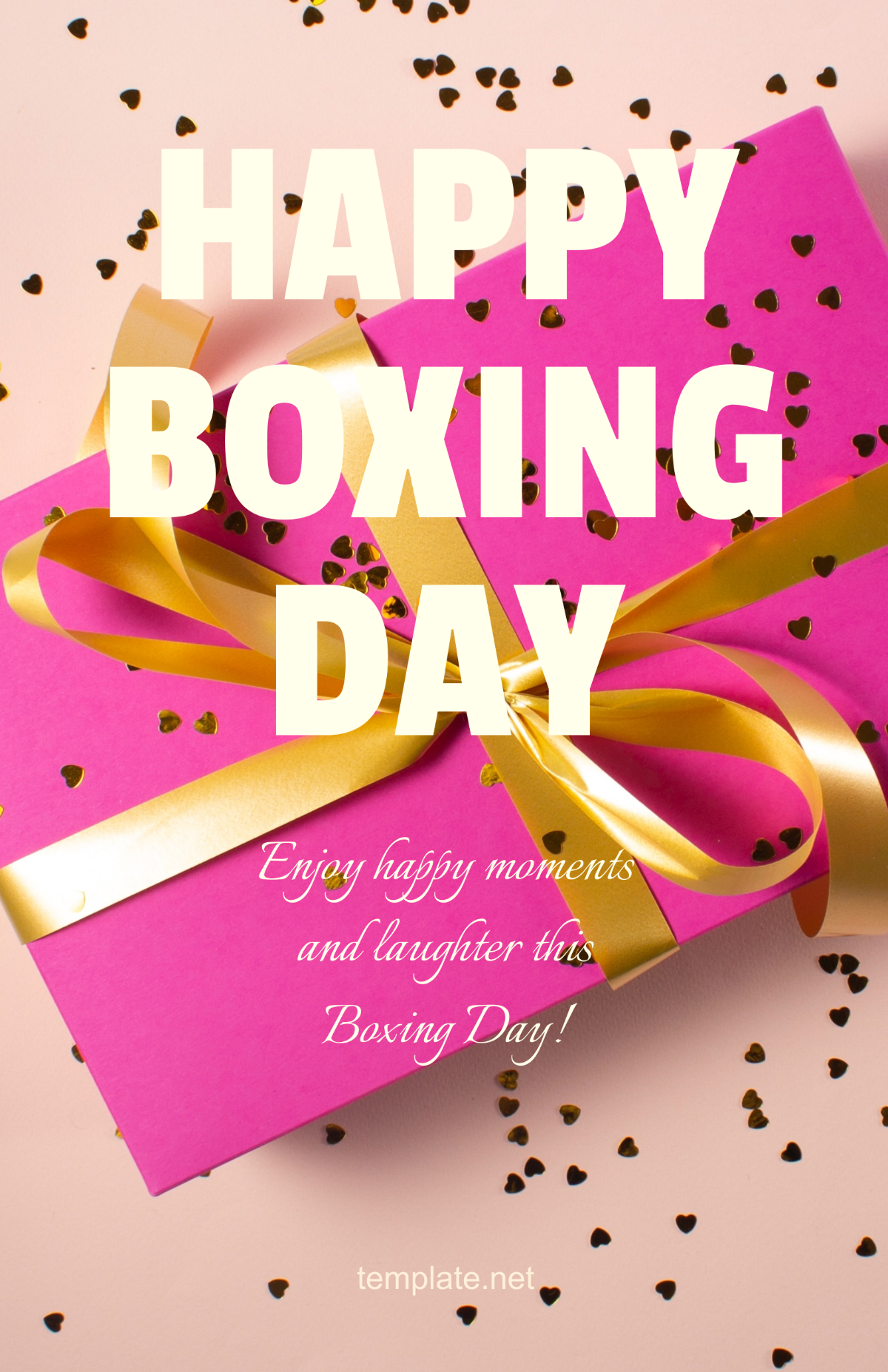 Free Creative Boxing Day Poster Template