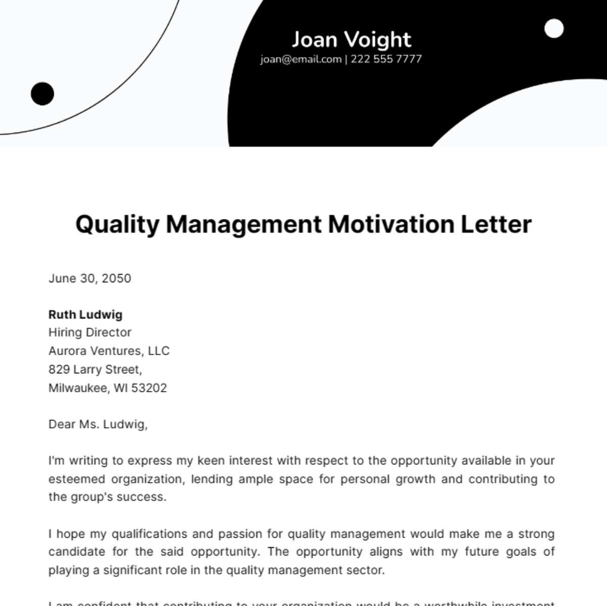Free Motivation Templates To Edit Online