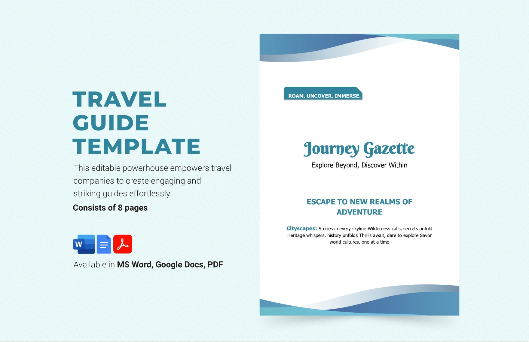 Free Travel Guide Template in Word, Google Docs, PDF