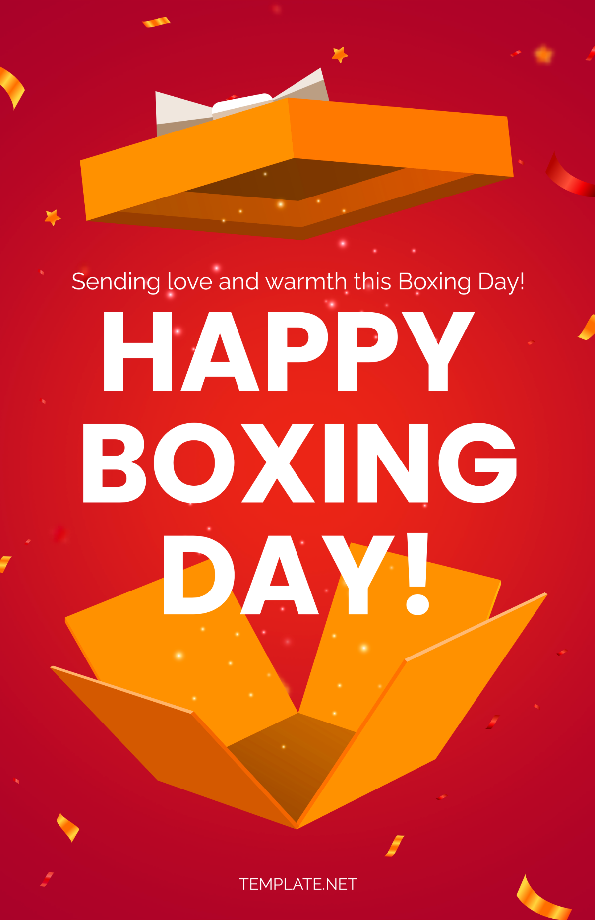Free Boxing Day Poster Template