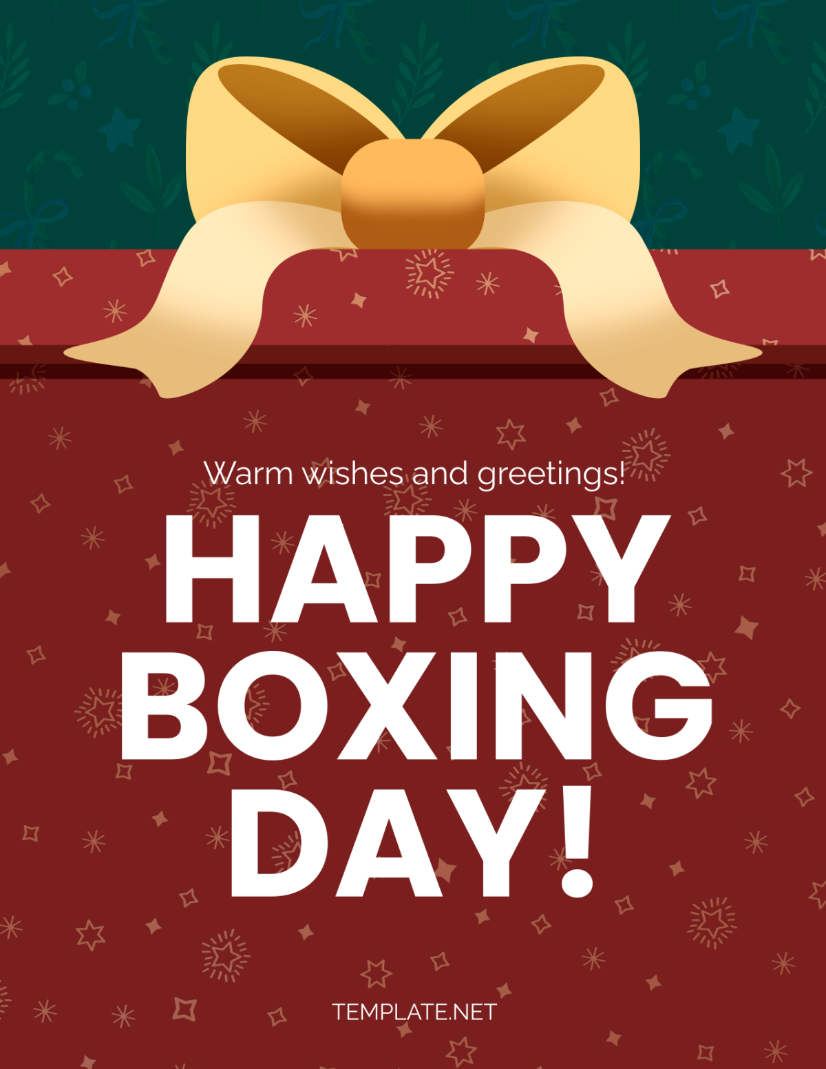 Free Happy Boxing Day 2023 Flyer Template