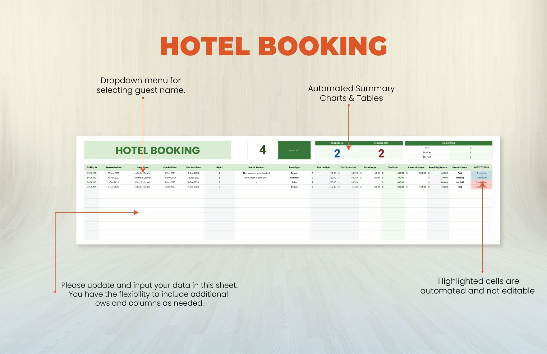 Hotel Booking Template