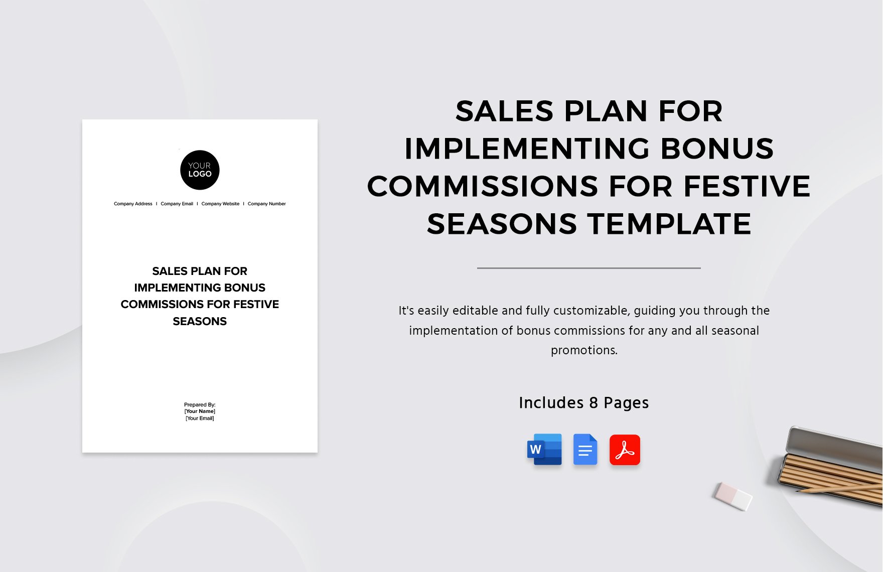 Sales Plan for Implementing Bonus Commissions for Festive Seasons Template