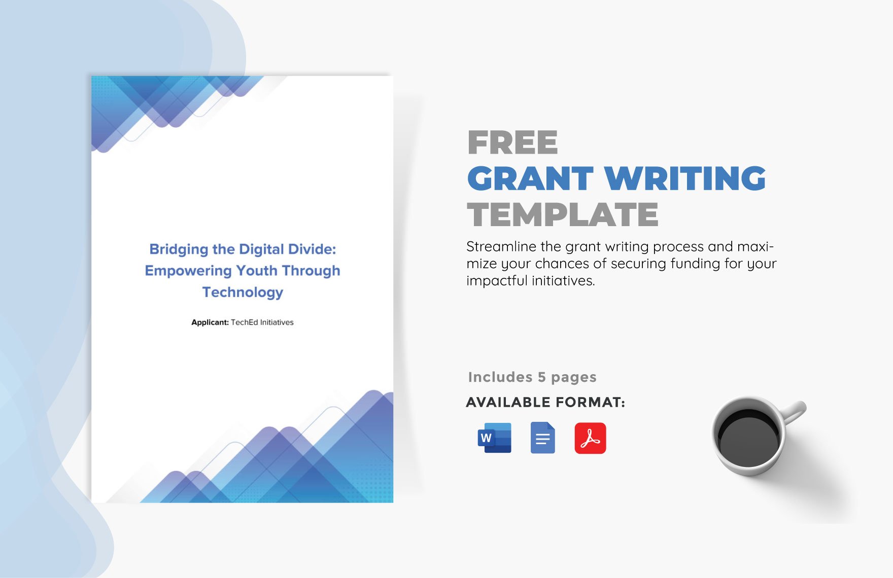 Free Grant Writing Template in Word, Google Docs, PDF