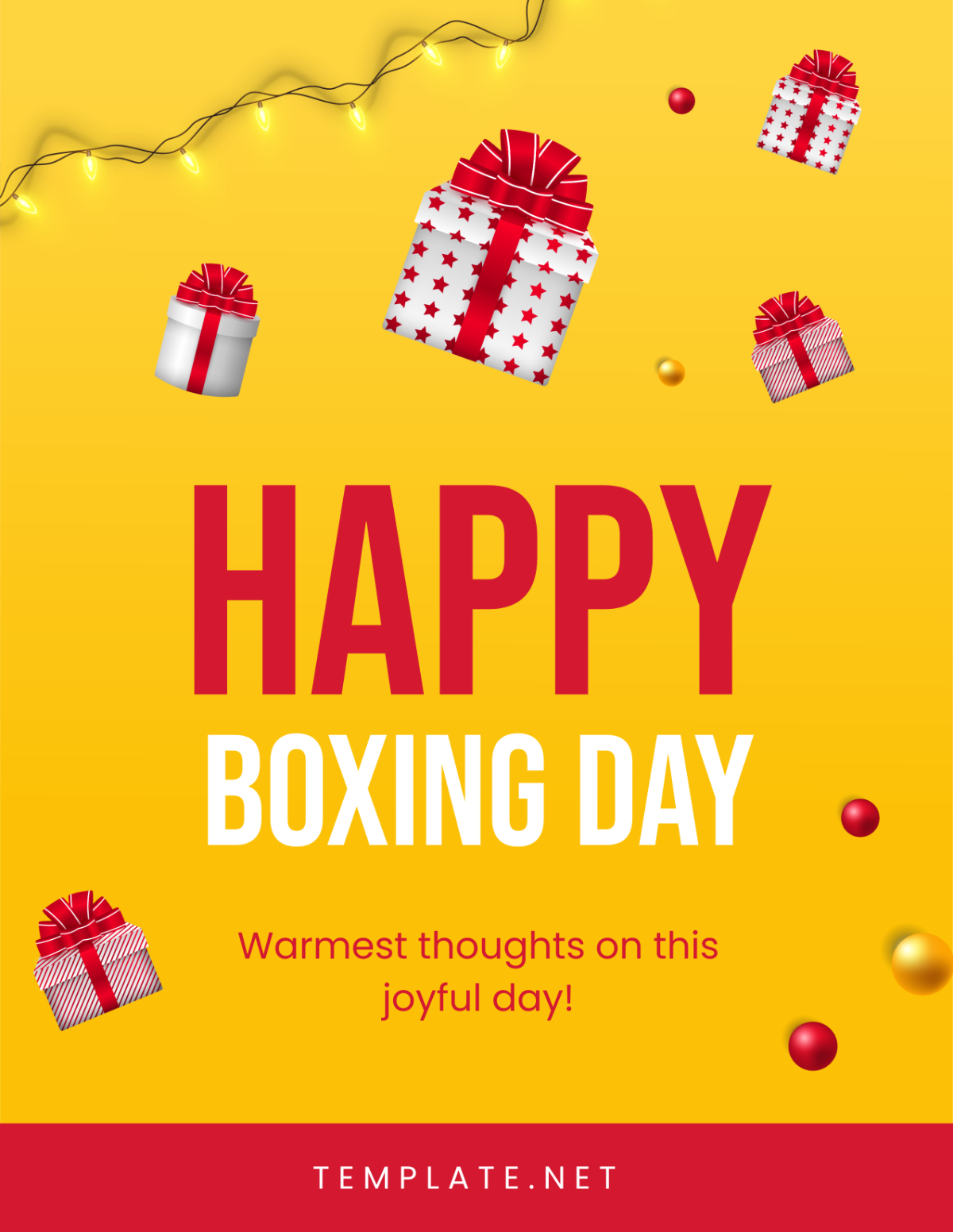 Simple Boxing Day Flyer