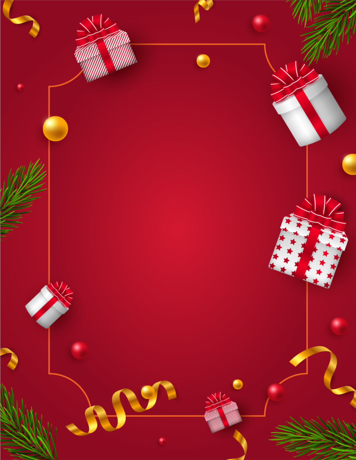Free Boxing Day Flyer Background Template