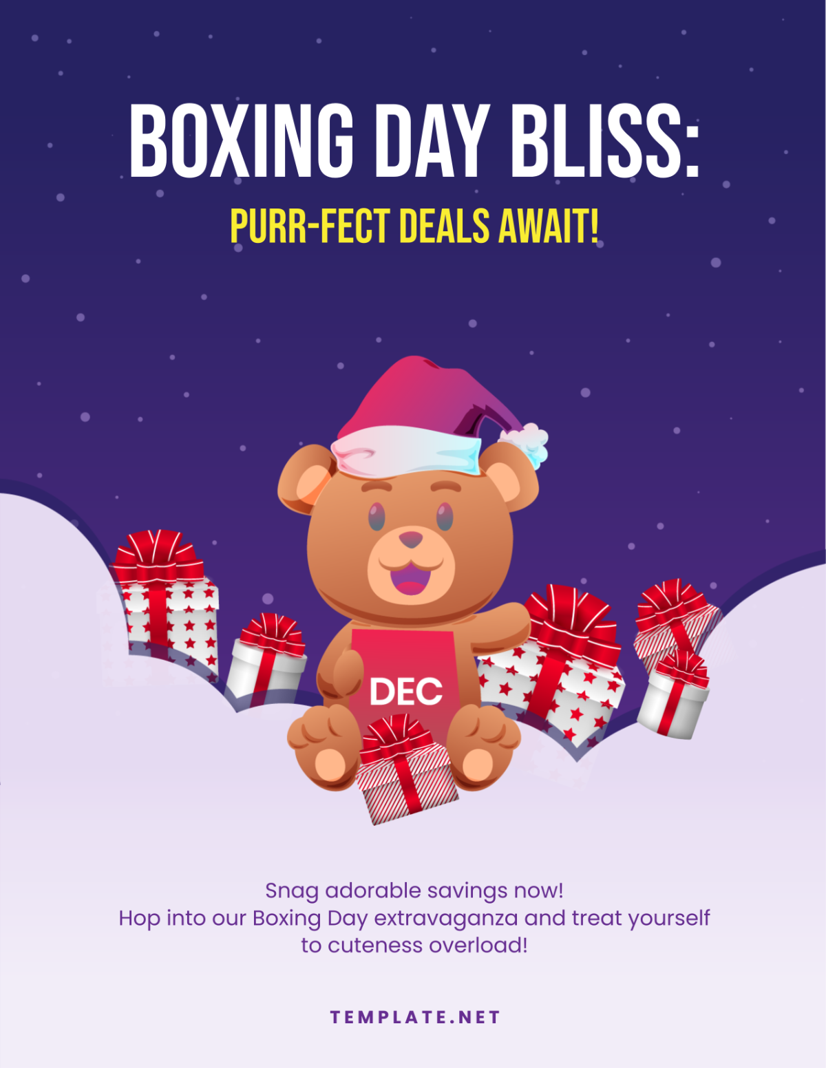 Cute Boxing Day Flyer