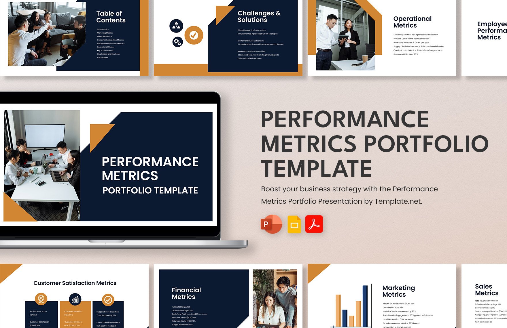 Performance Metrics Portfolio Template
