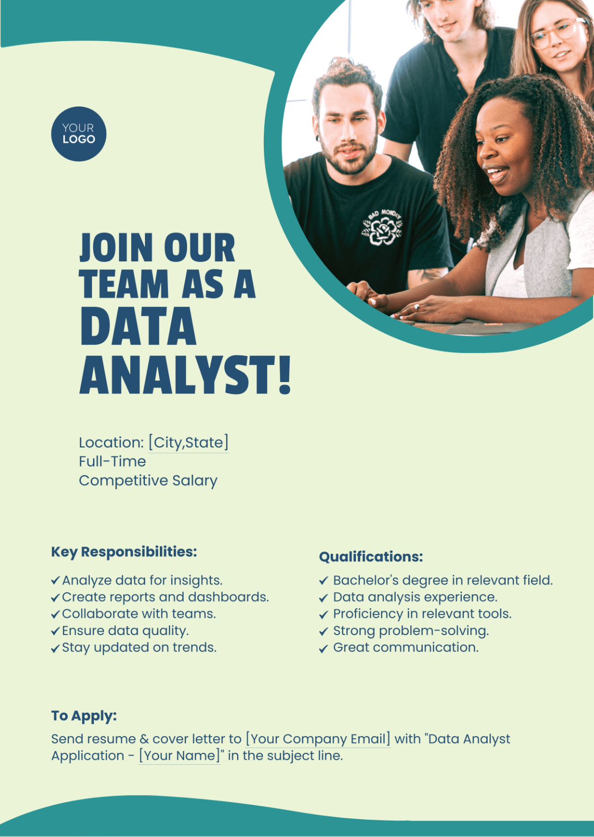 Data Analyst Job Ad Template