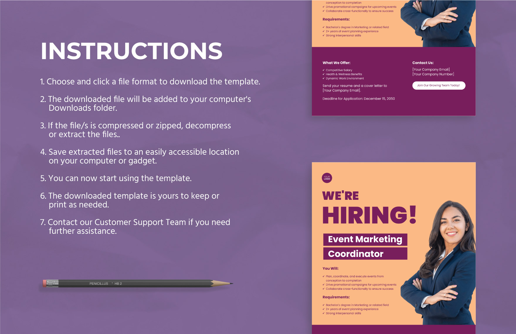 Event Marketing Coordinator Job Ad Template Download in Word, PDF