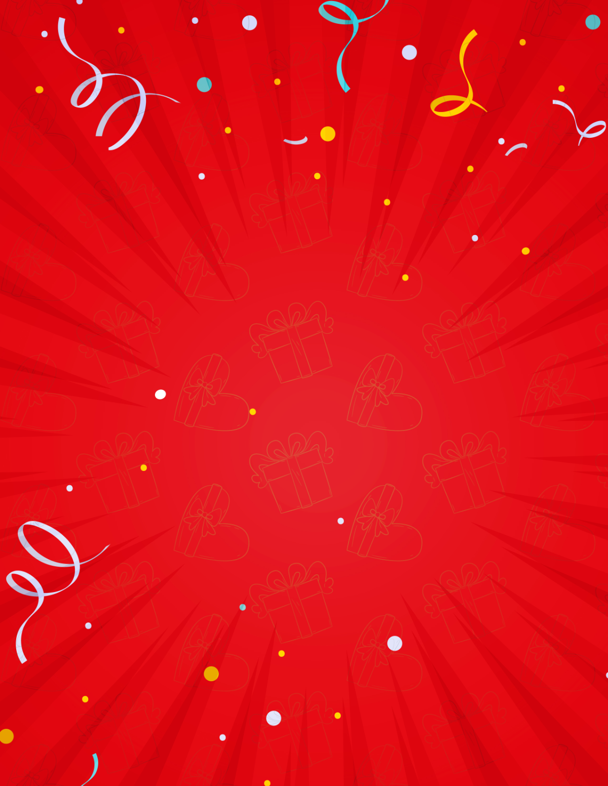 Simple Boxing Day Flyer Background Template