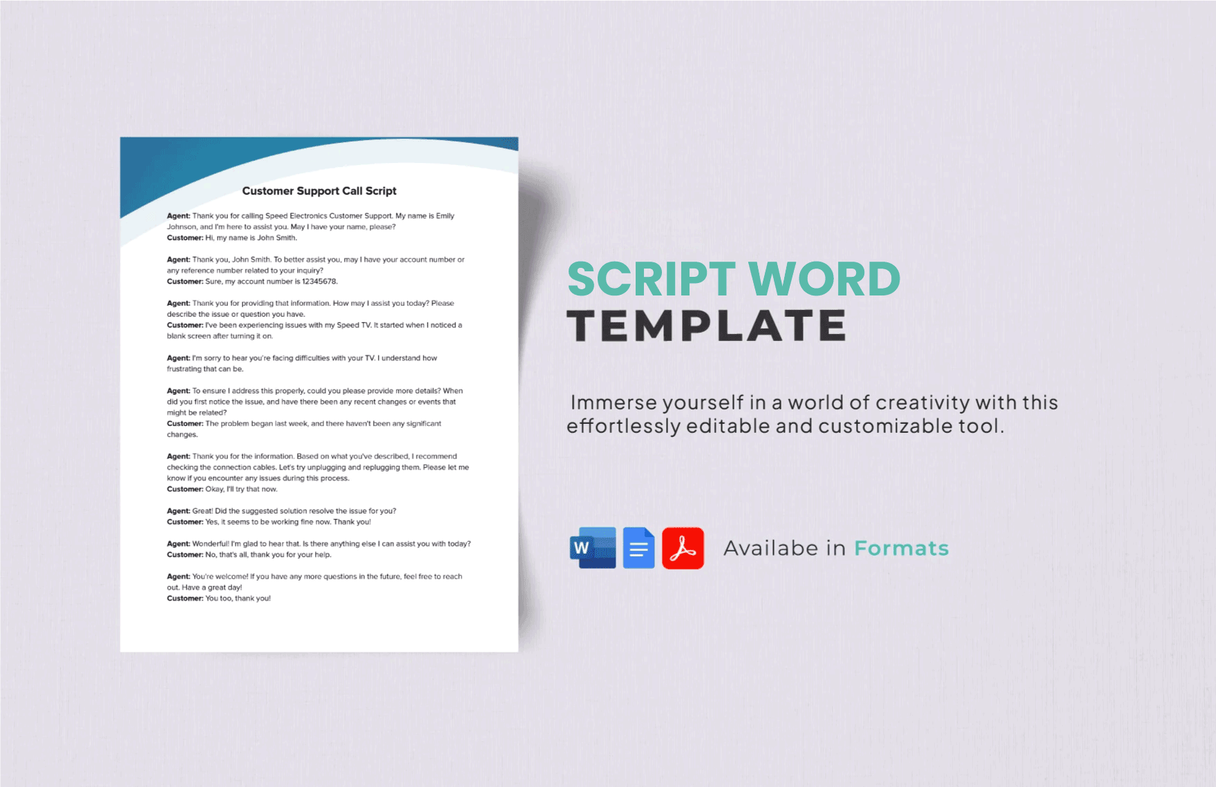 Script Templates in Word - FREE Download | Template.net
