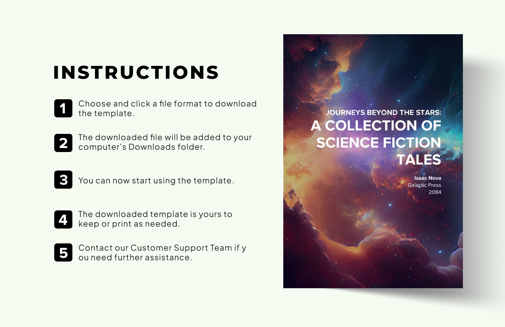 Fiction Textbook Template