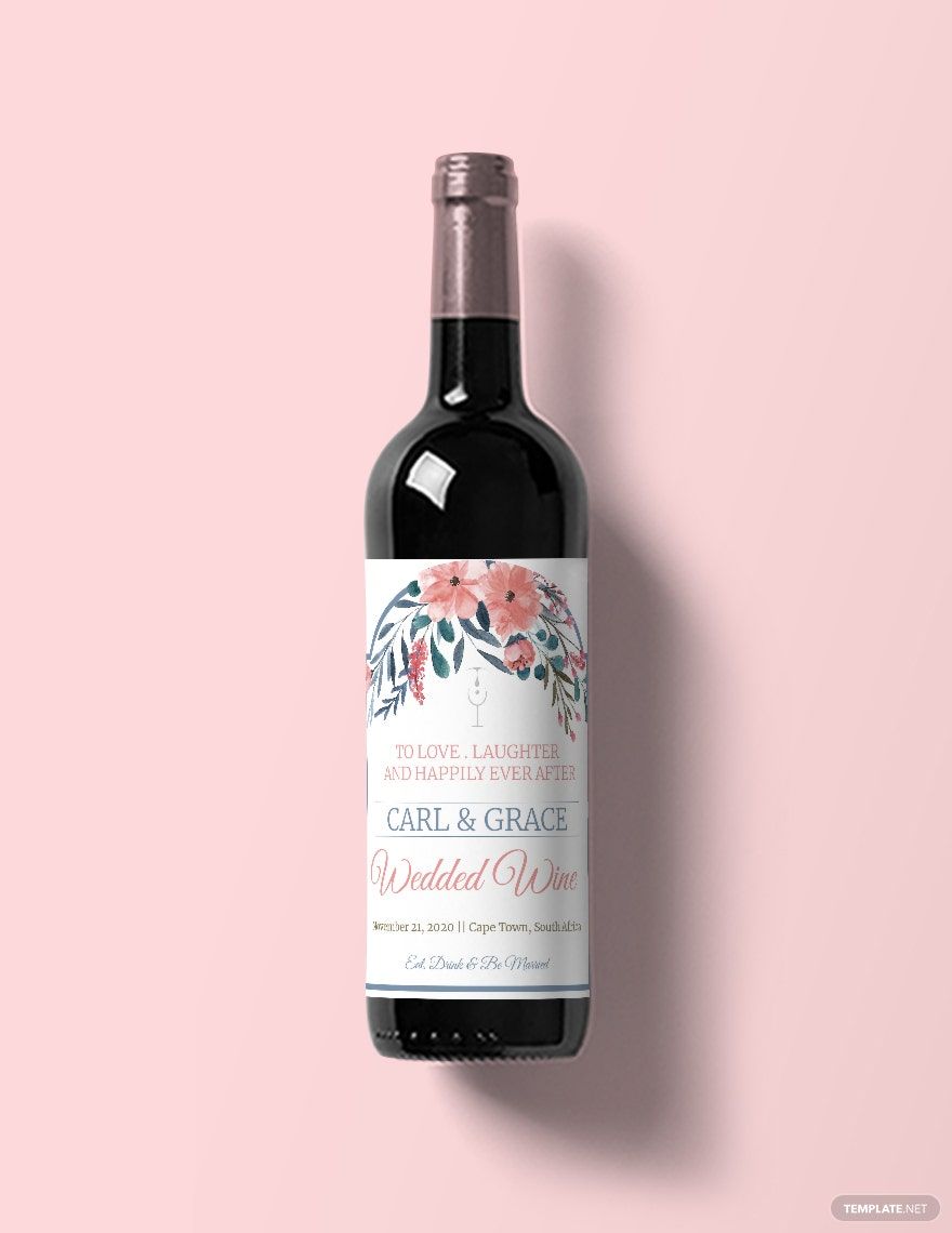 wedding-wine-label