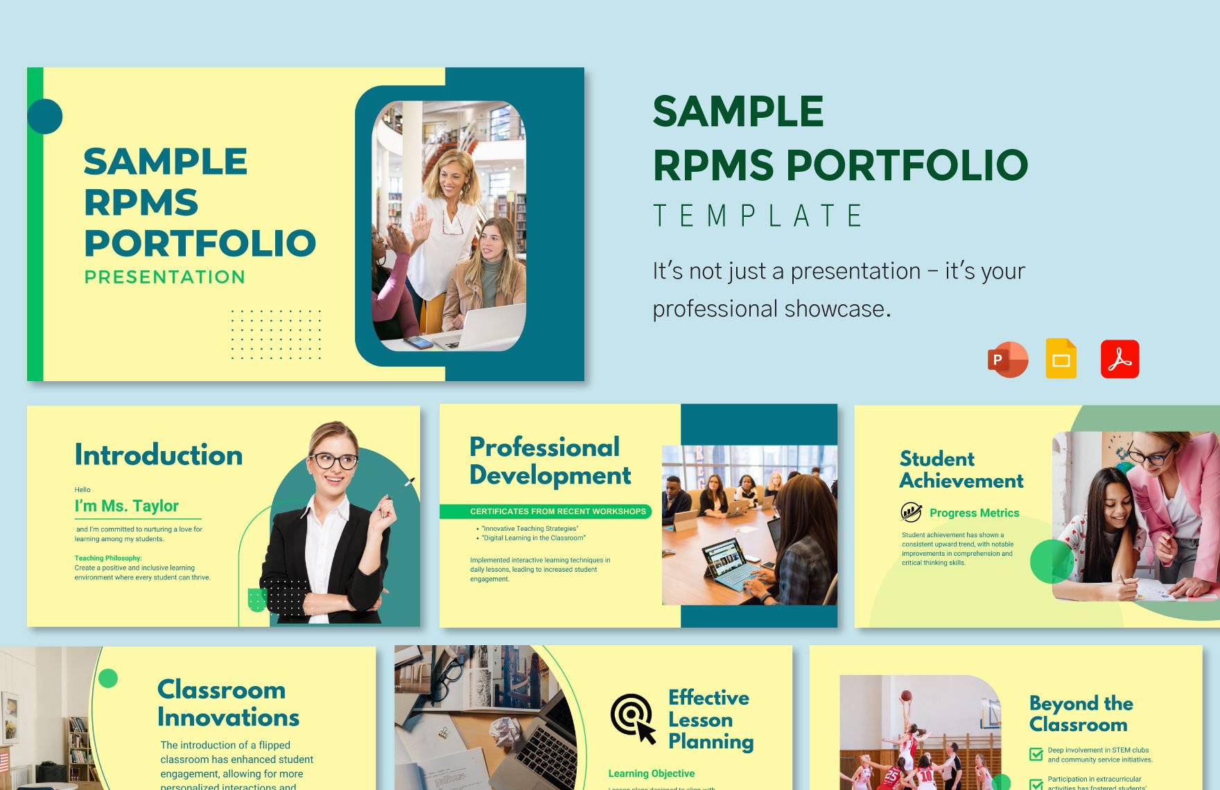 Sample RPMS Portfolio Template 