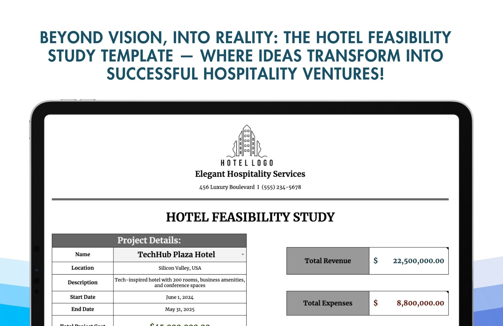 Hotel Feasiblity Study Template