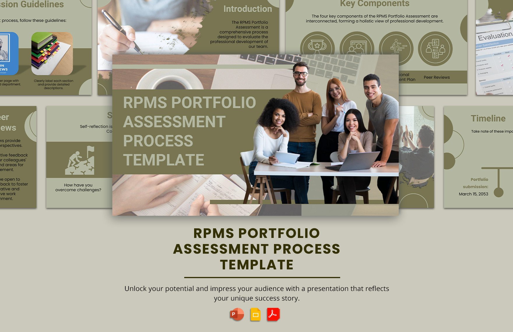 RPMS Portfolio Assessment Process Template