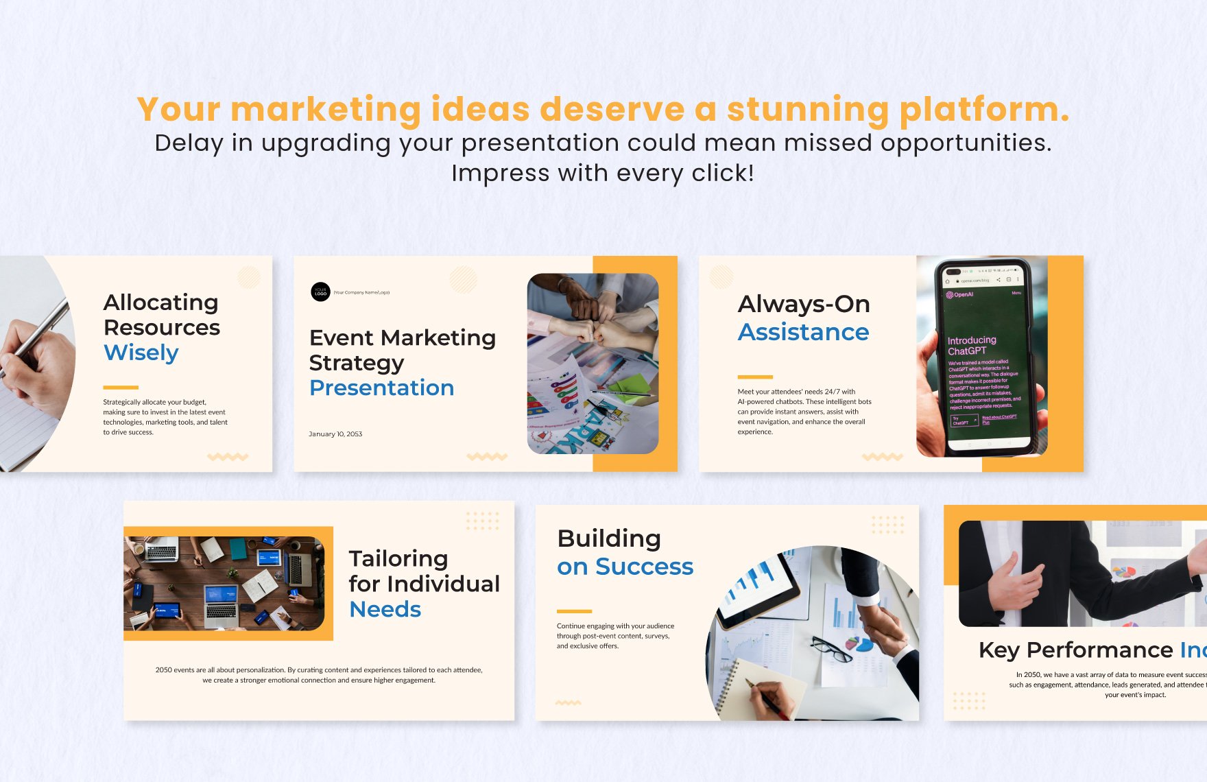 Event Marketing Strategy Presentation Template