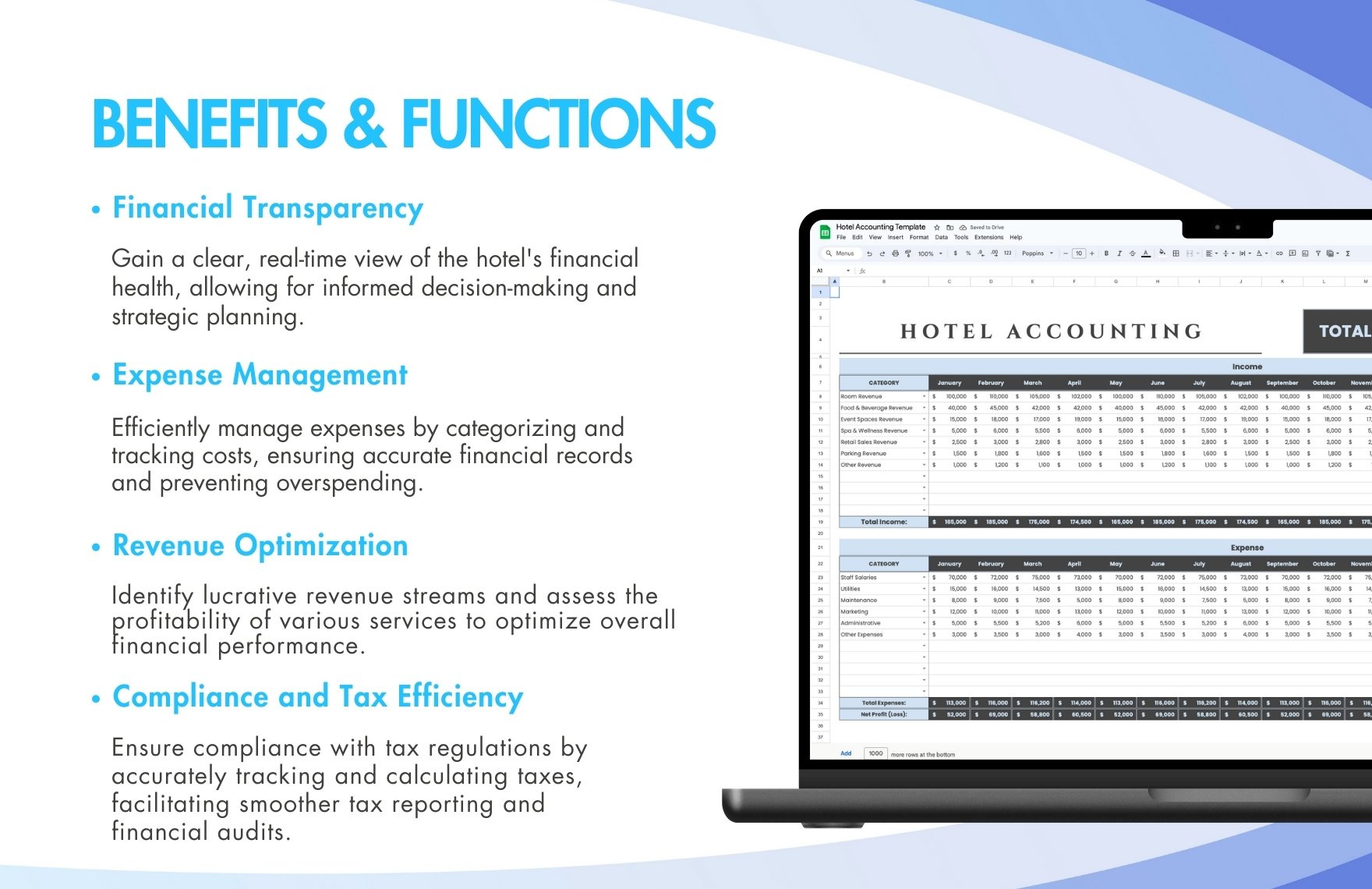 Hotel Accounting Template