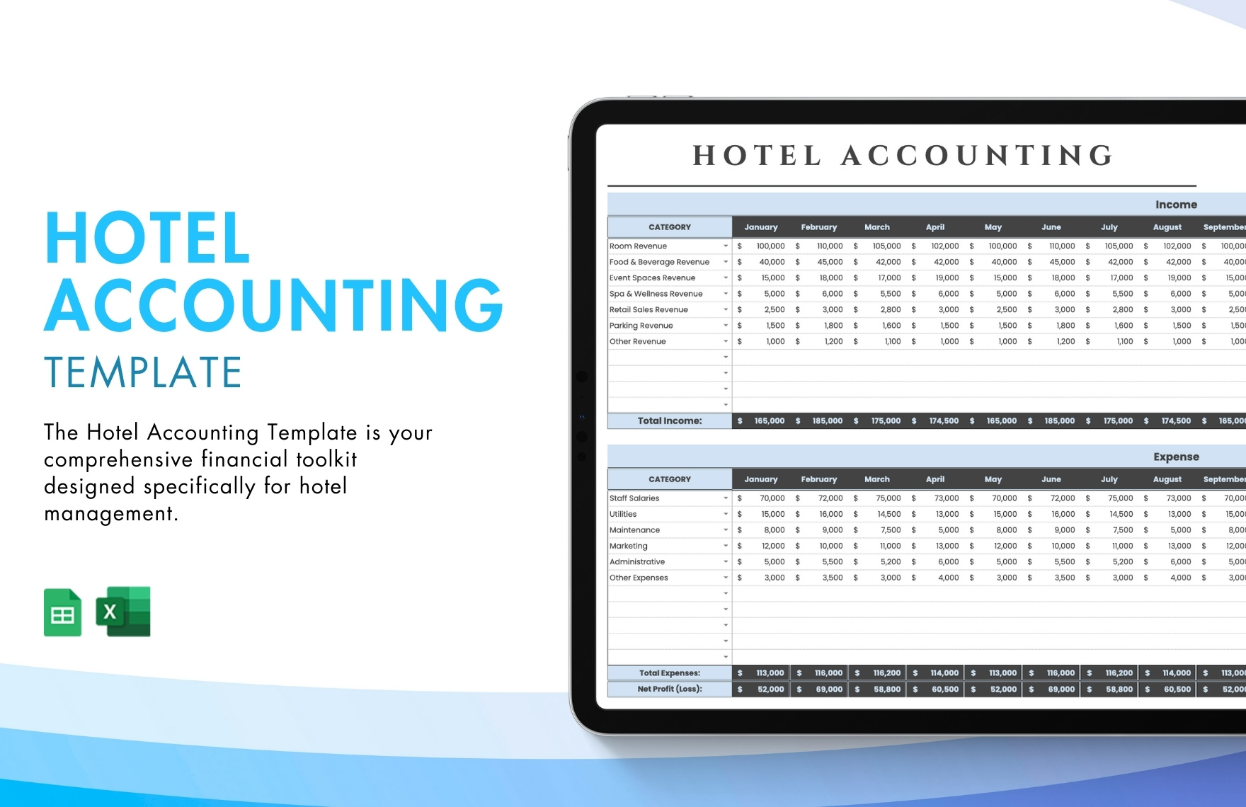 Trust Accounting Template In Excel Google Sheets Download Template