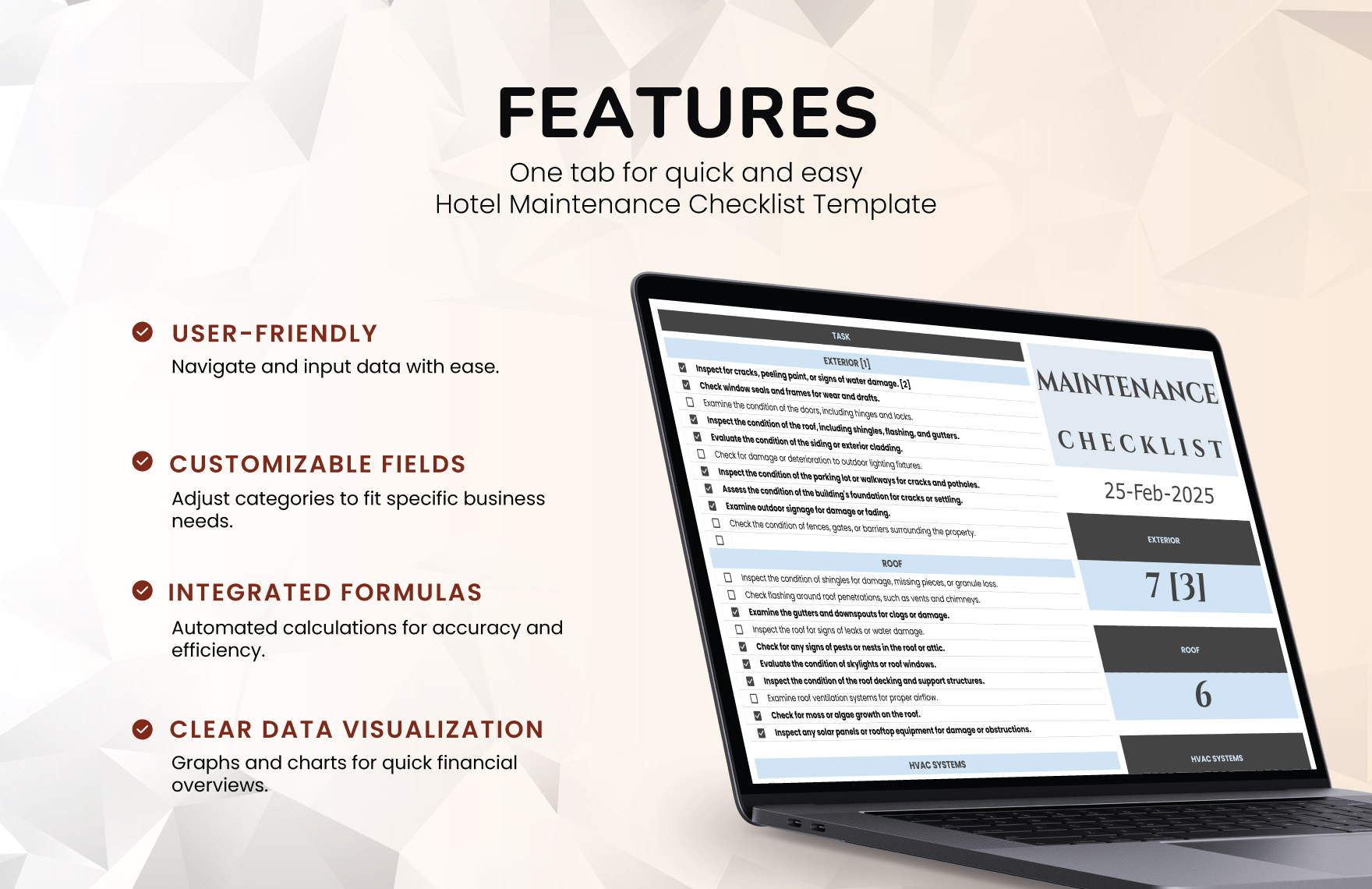 Hotel Maintenance Checklist Template