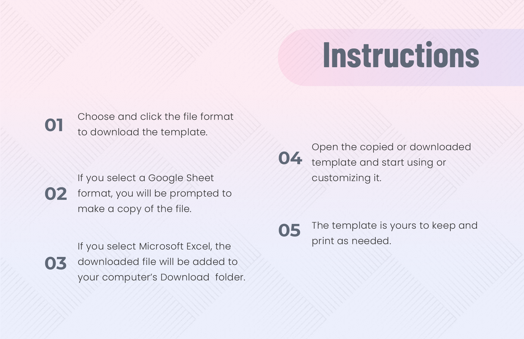 Professional Budget Template in MS Excel, Google Sheets Download