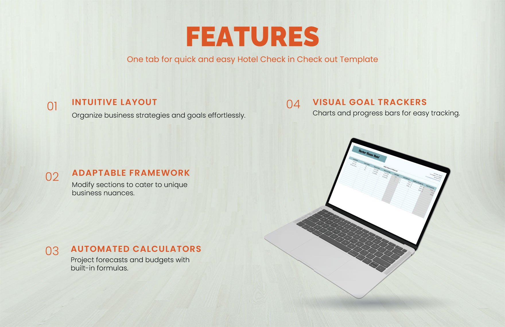 Hotel Check in Check out Template