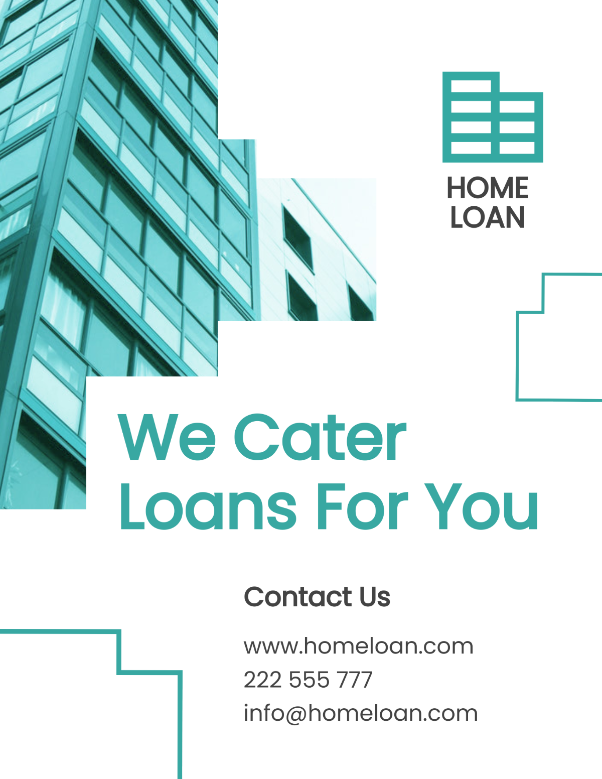 Home/House Loan Flyer Template