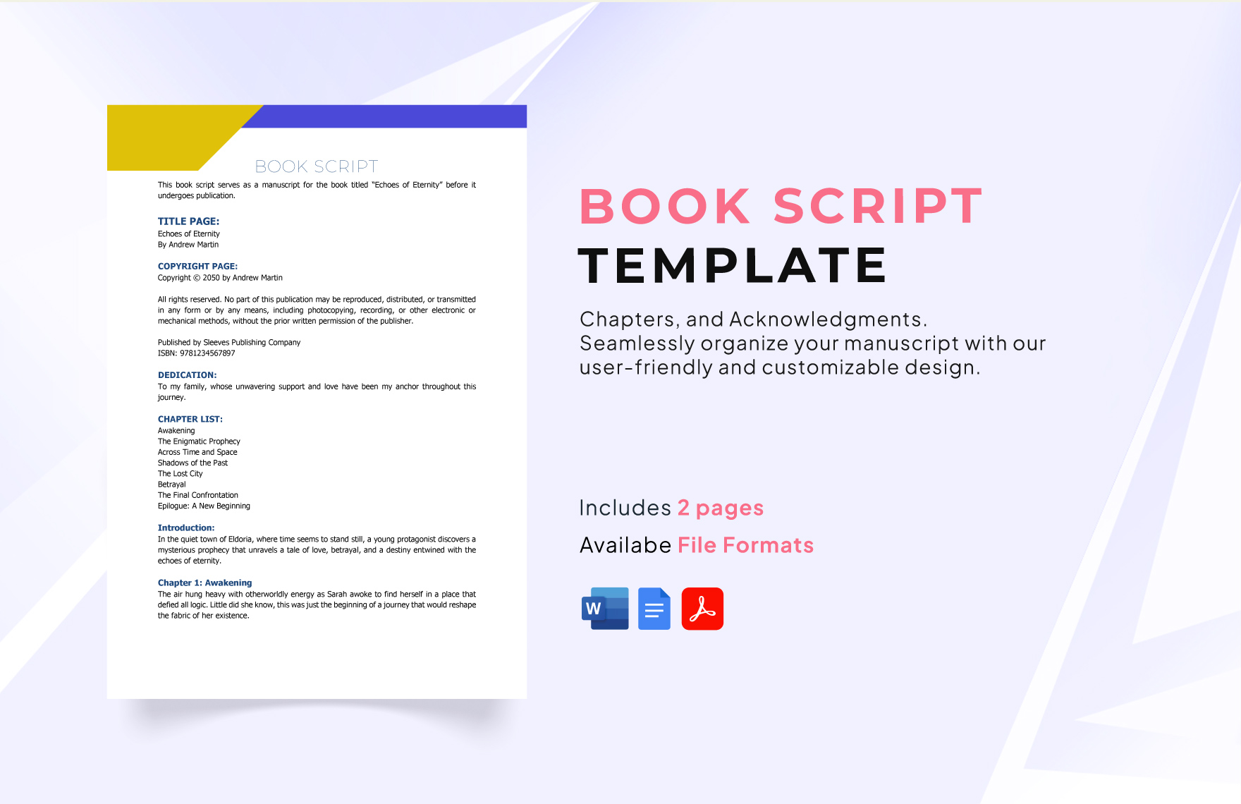 Graphic Template in Word - FREE Download