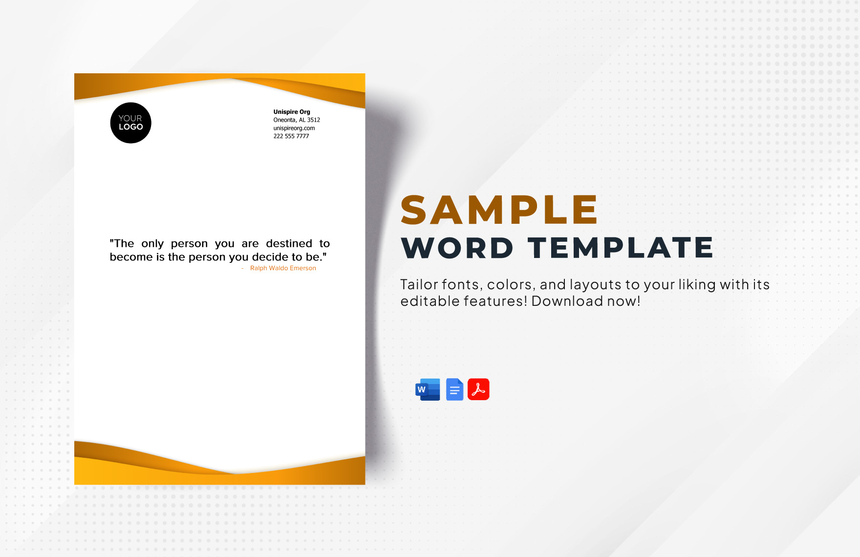 Free Sample Templates To Edit Online