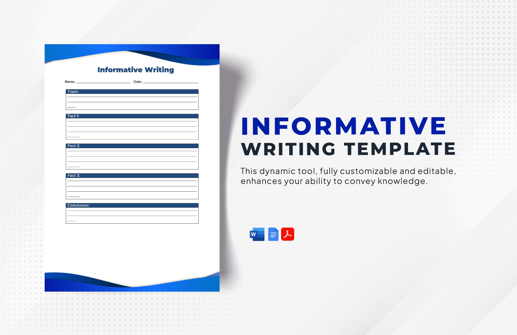 Informative Writing Template