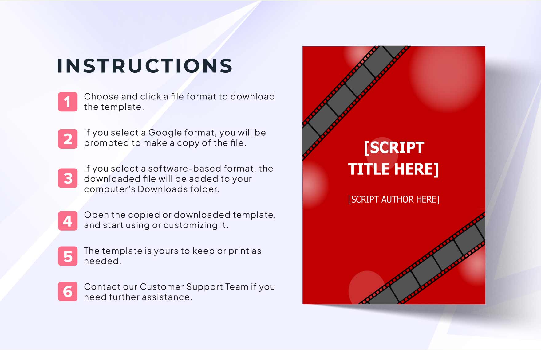 Script Format Template